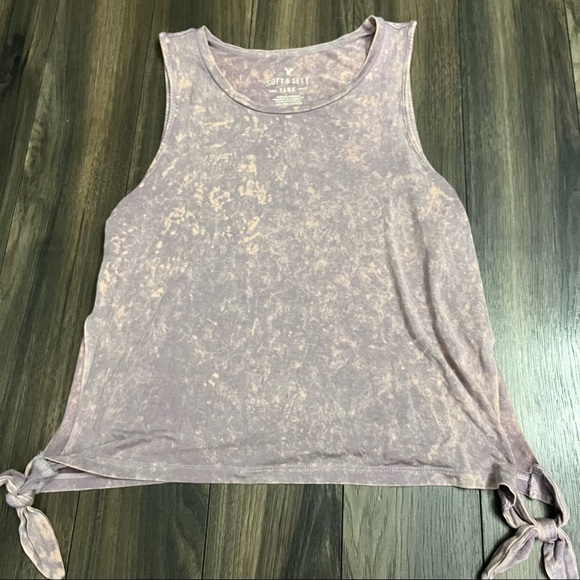 AE American Eagle sleeveless tie dye tank top - Picture 3 of 7